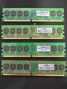 Lot of 11Pcs HP 1GB DDR SDRAM PC Memory Card 2RX8 PC2-5300U-555-12-ED 37726-888 - Picture 1 of 2