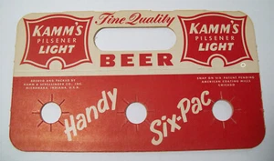 Paquete de 6 portadores Schellinger cerveza ligera Kamm's Pilsener - Imagen 1 de 3