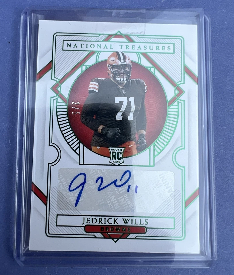 Jedrick Wills Rookie Card 1/5 - Image 1 of 4