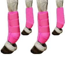 Horse Medicine Brushing Boots Leg Wrap Protection Set of  4 sport boots