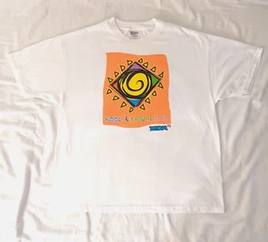 Muscular Dystrophy T-shirt, XL Vintage '98 Cool & Casual MDA Fundraiser T-Shirt - Picture 1 of 2