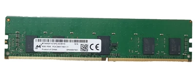 Lot 4 X Micron MTA9ASF1G72PZ-2G3B1IG 8GB 1RX8 DDR4-2400T ECC RDIMM Server Memory - Image 1 of 3