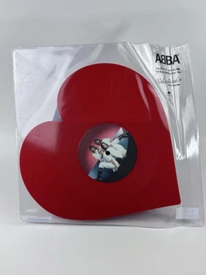 ABBA Lay All Your Love On Me Heart Shaped Valentines 12" Red Vinyl - Image 1 of 2