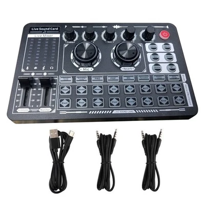 1 Set Live Sound Card F999 High Quality Recording Equipment For Live Broadcasts - Image 1 of 4