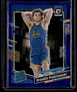 Ammortizzatore Brandin Podziemski 2023-24 Donruss Ottica Viola #203 RC Warriors - Foto 1 di 2