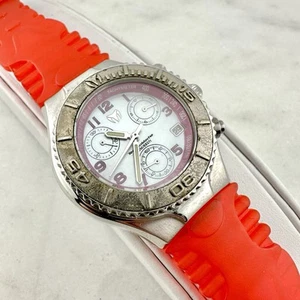 Vintage TechnoMarine TMC Mother of Pearl Dial, Silicone - Working, New Battery - Picture 1 of 16