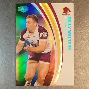 Tarjeta plateada paralela Billy Walters Elite 2024 NRL P009 Brisbane Broncos - Imagen 1 de 2