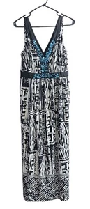 Eci New York Maxi Dress Womens XL Beads Y2k Boho Excellent Condition  - Picture 1 of 7