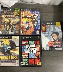 Lot of 5 Sony Playstation 2 Video Games UNTESTED - Picture 1 of 5