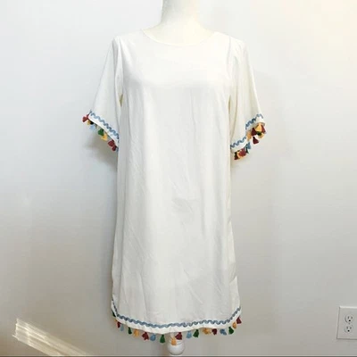 Love Riche Mini Ric-Rac Tassel Dress Small NWT - Image 1 of 4