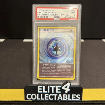 Unseen Forces - Cyclone Energy 99/115 Reverse Foil - PSA 9 - Image 1 of 2