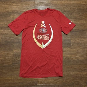 Nike San Francisco 49ers Tshirt Red Men’s Size S Small Dri-Fit Performance - Picture 1 of 10