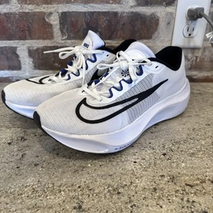 Nike Zoom Fly 5 Low Mens Running Shoes White/Black/Blue Size 12 DZ2769-101 - Picture 1 of 13