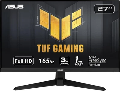 ASUS TUF VG277Q1A 27 inch Full HD LED Gaming LCD Monitor - Image 1 of 4