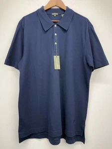 Vintage Henry Cotton’s size Large Men’s Blue Short Sleeve Golf Polo Shirt NWT - Picture 1 of 7