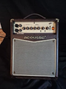 Acoustic A20 20W Acoustic Guitar Amplifier Brown/Tan. Works Perfectly.. - Picture 1 of 7