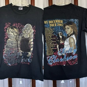 Vintage 2007 Kelly Clarkson My December Tour doppelseitige Grafik T-Shirt Small - Bild 1 von 6