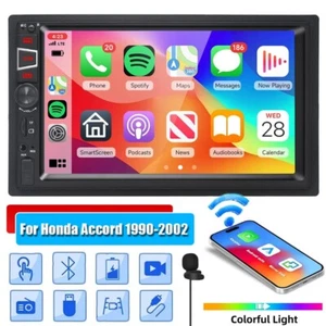 Radio estéreo de coche de 7" Apple Carplay Andriod automático GPS BT para Honda Accord 1990-2002 - Imagen 1 de 13