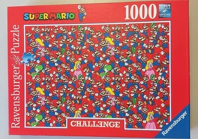 Puzzle Nuovo SUPERMARIO CHALLENGE, Ravensvurger, 1000 Pezzi, Mario Bros Nintendo - Immagine 1 di 4