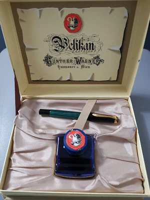 Pelikan Geschenkset GV 400 - 1 Souverän-Füllhalter M400 14K Goldfeder &Tinte - Bild 1 von 4