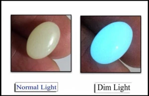 Natürlicher farbwechselnder Opal Edelstein 4,50 Ct ovaler Cabochon zertifiziert B86732 - Bild 1 von 10