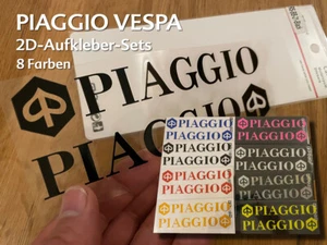 VESPA - 2D-Aufkleber - PIAGGIO - Emblem Sticker 8 Farben - selbstklebend  - Bild 1 von 31
