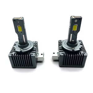 For 2Pcs D3S D3R LED Headlight Bulbs 120W 6500K Super White HID Xenon Conversion - Picture 1 of 7