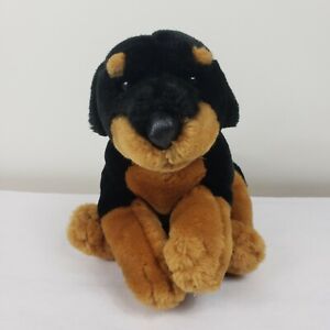 Toys R Us Animal Alley Realistic Rottweiler Puppy Dog 13" Plush Stuffed Animal