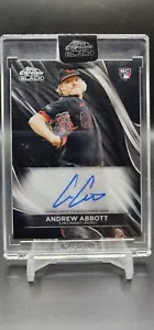 2024 Topps Chrome Black Andrew Abbott Rookie Base Auto #CBA-AA Reds - Picture 1 of 2