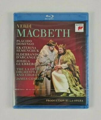 New 2016 Giuseppe Verdi Macbeth Blu-ray LA Opera Orchestra & Chorus James Conlon - Image 1 of 3