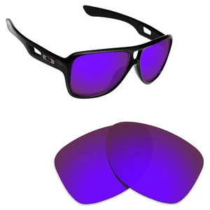 Hawkry Polycarbonate Replacement Lenses for-Oakley Sunglass Dispatch 2-Purple - Picture 1 of 3