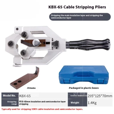 KBX-65 Multi-function Manual Cable Stripper Rotary Cutting Type High Voltage - Image 1 of 4