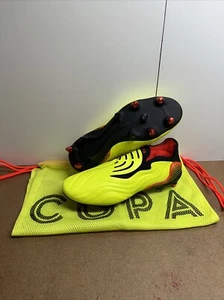 Botines de fútbol Adidas Copa Sense + SG amarillos/rojos para hombre talla 7/mujer talla 8 GZ1358 - Imagen 1 de 6