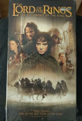 Lord of the Rings 1 Fellowship Of The Ring, New Factory Sealed VHS - Image 1 of 4