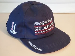 2000 TPC Michigan PGA Golf Ball Cap Hat, blue. Senior Players Champ PRO-AM. Ford - Picture 1 of 10