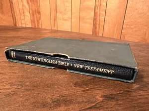 Oxford Cambridge NEB NT New English Bible Black Leather Art Gilt 130H - Picture 1 of 12