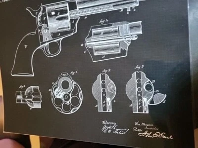 Fire-Arms-w. Mason Colt Peace Maker Patent Art - Image 1 of 4