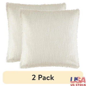 2 Pack Decorative Pillow Geometric Accent Cushion Home Décor Indoor Comfort New - Picture 1 of 4