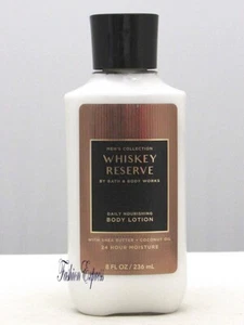 BATH & BODY WORKS MEN'S COLLECTION WHISKEY RESERVE BODY LOTION 8 FL OZ - Picture 1 of 1