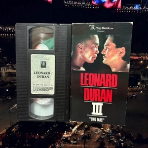 Leonard/Duran 3:Uno Mas Boxing [VHS, Top Rank, Inc] Slip Sleeve Cover - Bild 1 von 10