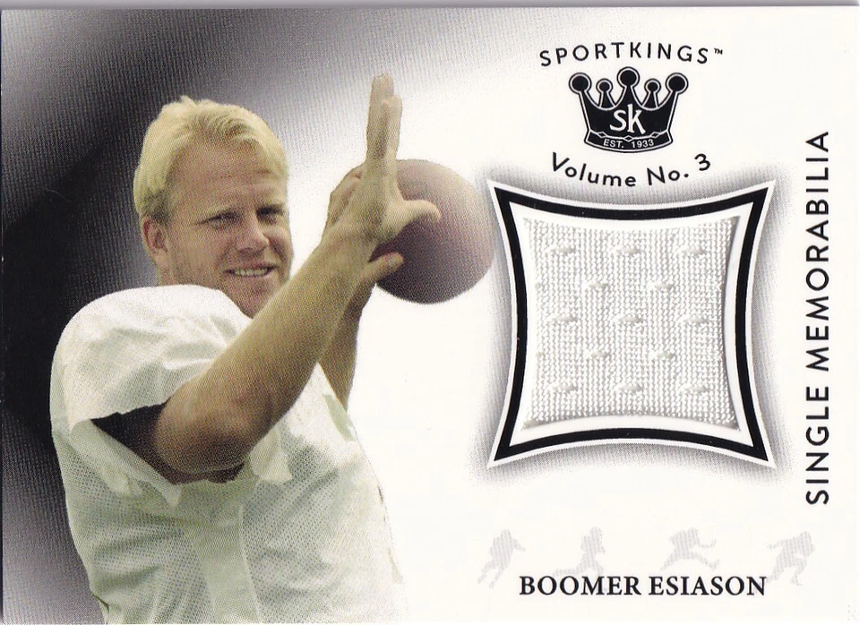 2022 SportKings #SM-BE Boomer Esiason Single Memorabilia - Image 1 of 2