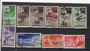 RUSSLAND JAHR 1935,SC C58-67,MI 499-508,GEBRAUCHT(CTO),BERÜHMTE CHELUSKIN RESCUE CREW - Bild 1 von 1