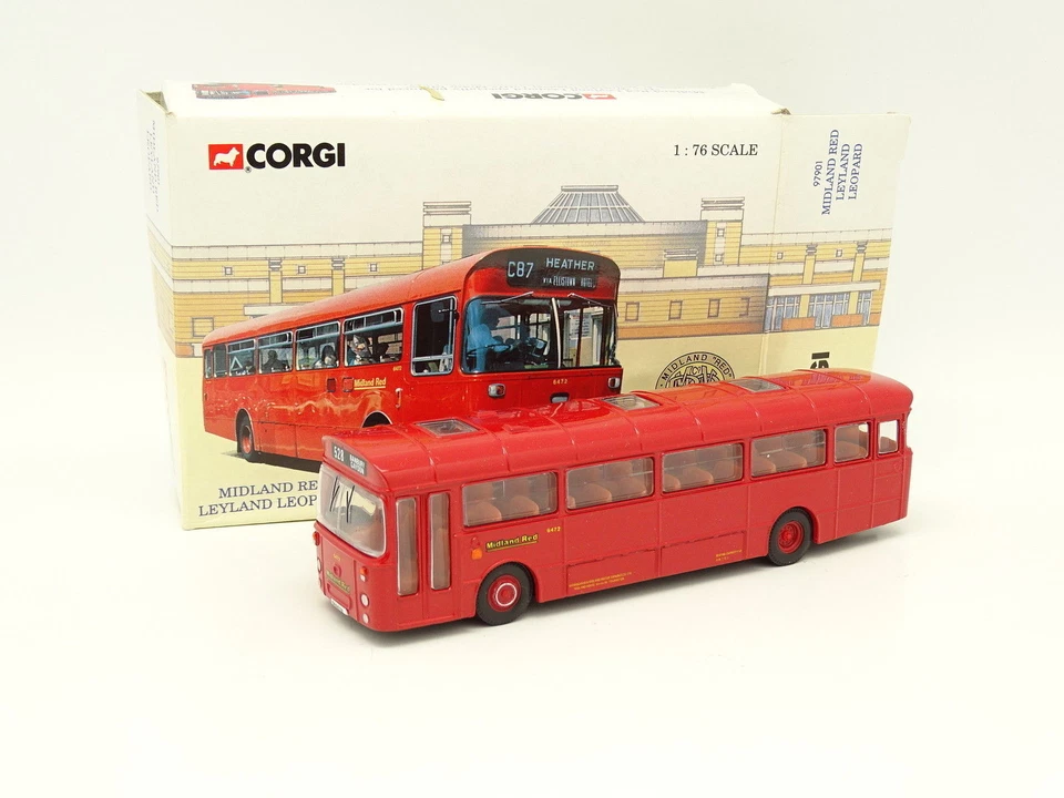 Corgi 1/76 - Autobus Car Midland Red Leyland Leopard - Immagine 1 di 1