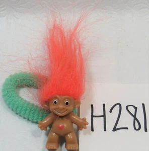 Troll Doll Heart Hair Tie Scrunchie Vintage  - Picture 1 of 4