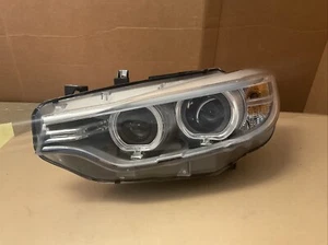 HID w/AFS Headlight Front Lamp for 14-17 BMW 4 Series Left Driver - DAMAGED. - Picture 1 of 6