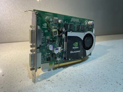 Graphic Card Nvidia QUADRO FX 570 256MB GDDR2 64-BIT 2xDVI-I Pcie x16 400MHz - Image 1 of 4