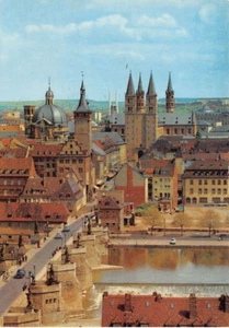 WÜRZBURG - Blick auf die Alte Mainbrücke mit Rathaus, Dom und Neumünster (6845) - Bild 1 von 2