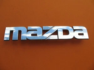 00 01 02 03 04 05 06 MAZDA MPV REAR CHROME EMBLEM LOGO BADGE SIGN SYMBOL A7702 - Picture 1 of 4