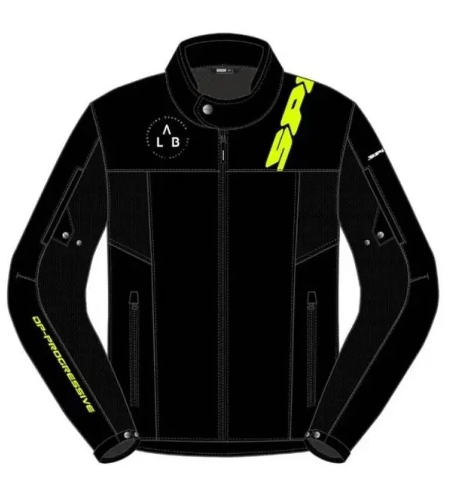 Spidi Corsa Tex Motorcycle Jacket Yellow Fluorescent - Image 1 of 1