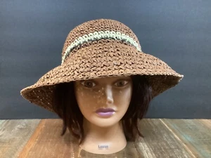 Mountain Hard-wear Woman's One Size brown Straw Raffia Beach Sunhat - Picture 1 of 8